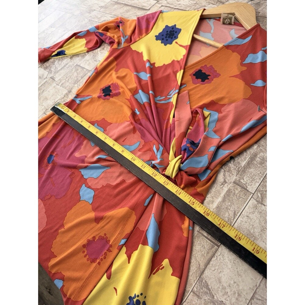 Anne Klein Women's Floral Print Wrap Top Size M - Picture 10 of 13